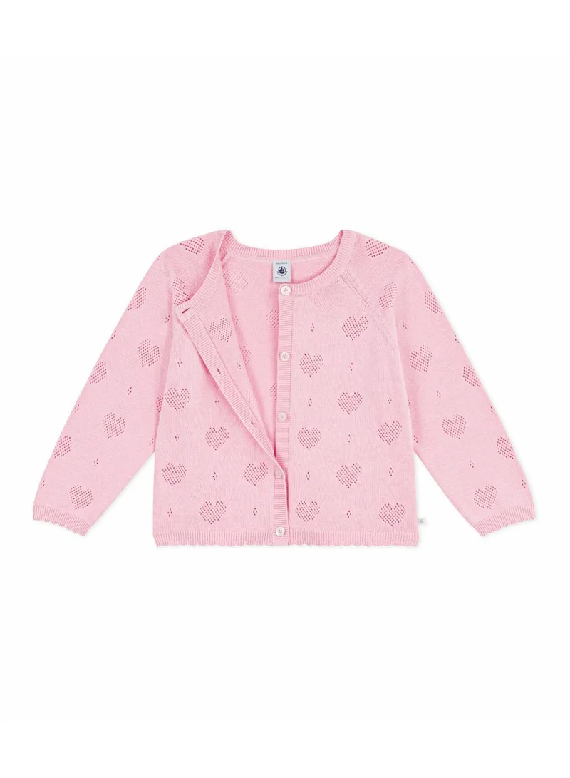 بيتي باتو Children's plain cotton cardigan